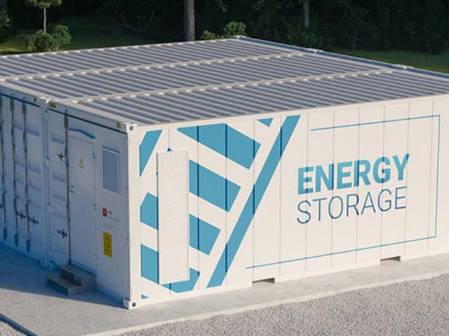 Grid-scale battery energy storage installation
